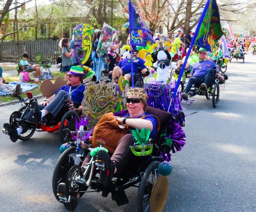 Low riders at New Bern Mardi Gras 2024