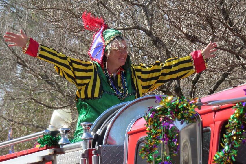 Parade float – New Bern Mardi Gras 2024